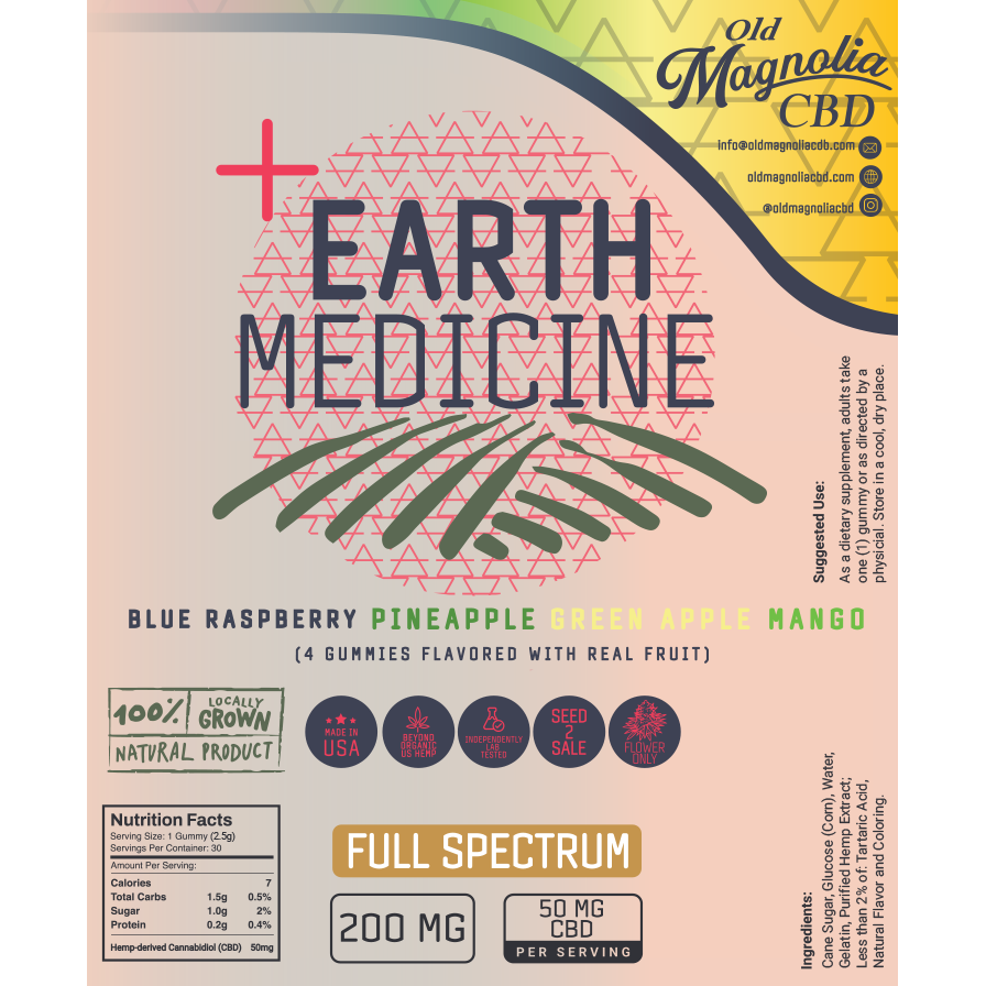 Earth Medicine On-the-Go 4-Pack (Assorted Fruits)
