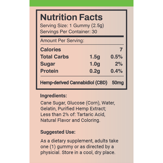 Mango CBD Gummies (30-Count)