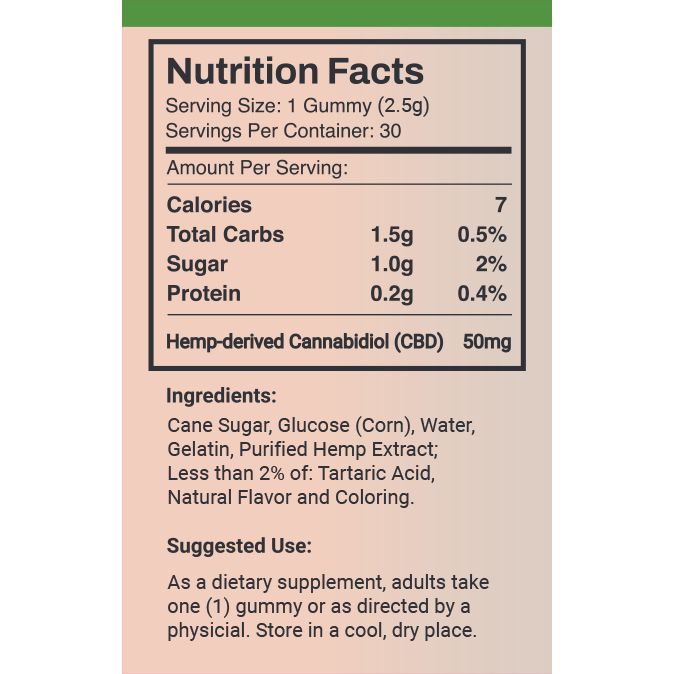 Pineapple CBD Gummies (30-Count)